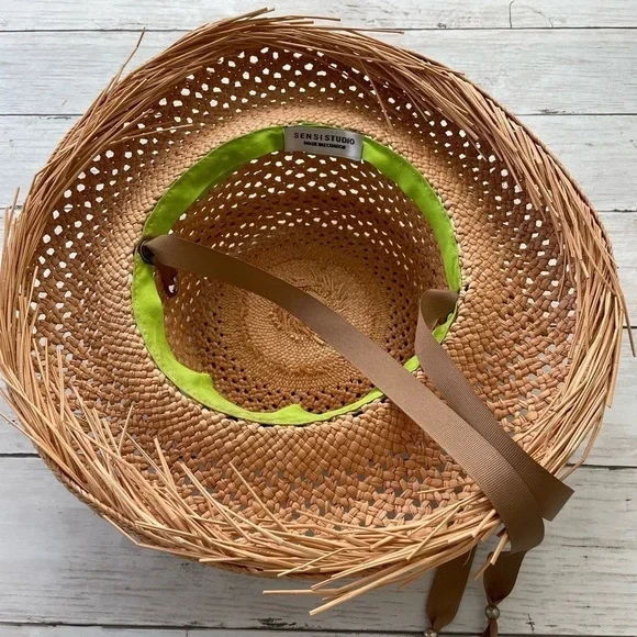 SENSI STUDIO
Upturn Straw Beach Hat - Picture 5 of 9